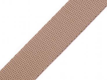 Gurtband 20mm breit Beige